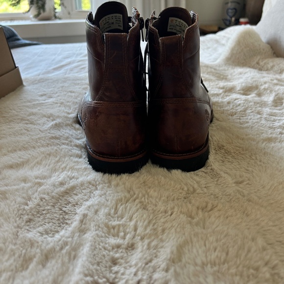 Men’s Timberland Brown Leather Dress Boots - Picture 5 of 6
